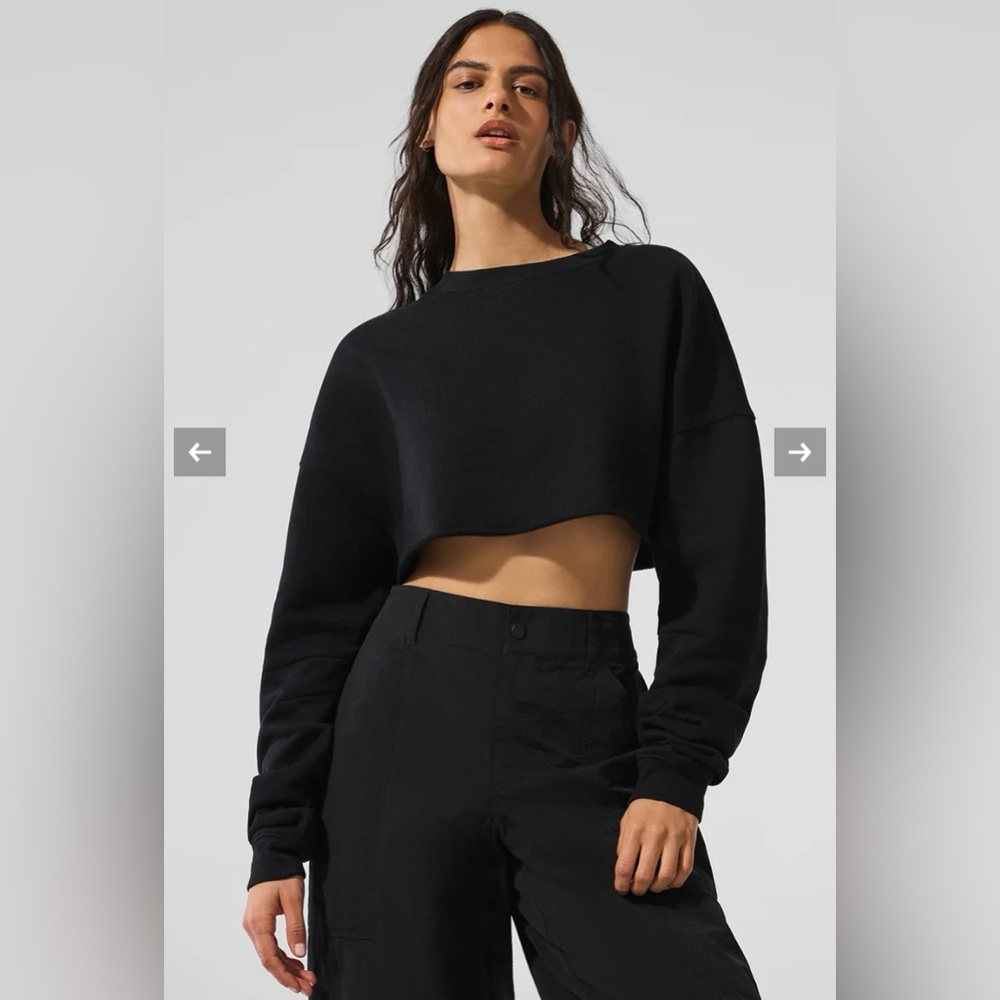 ALO Extreme Cropped Pullover